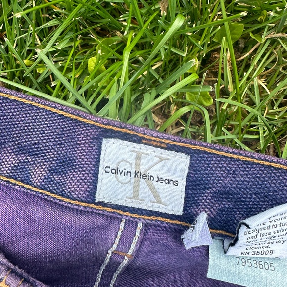 Vintage Hand Dyed Calvin Klein Denim - Picture 3 of 3